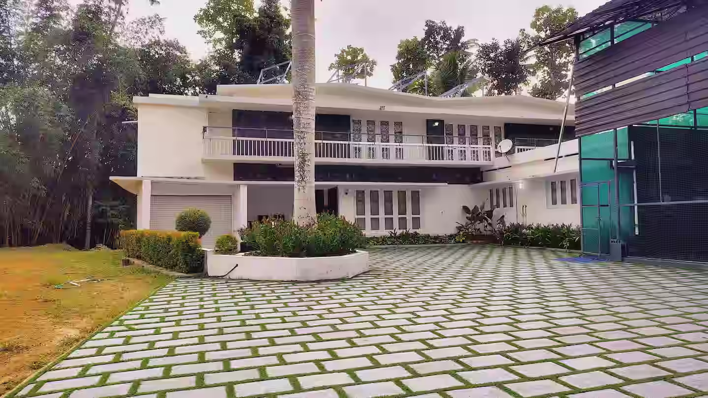 Scenic Manimala riverfront view at Riverside Retreat homestay Thiruvalla